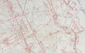 Systematic analysis of trench maps to understand the Belgian World War One front zone landscape